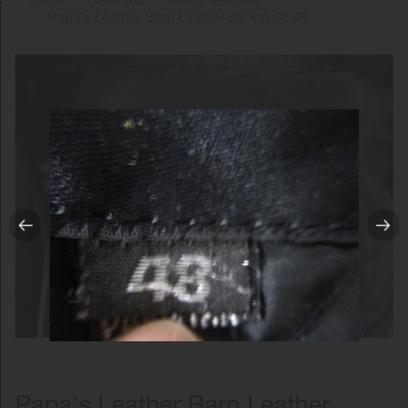 Leather jacket. - Picture 4 of 5